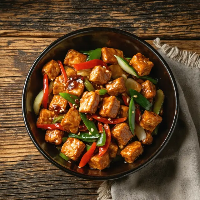 Sticky Tempeh Stir-Fry